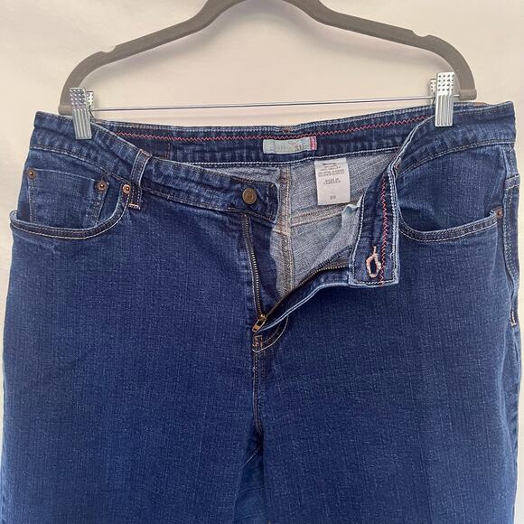Levis 515 Capri Womens Jeans Sz 20 Y2K Americana Cuffed Hem Midrise Classic - Picture 3 of 10
